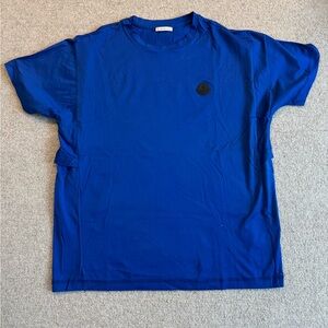 Moncler blue logo tee